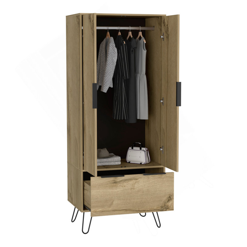 Armoire Skyoner, chambre à coucher, chêne clair