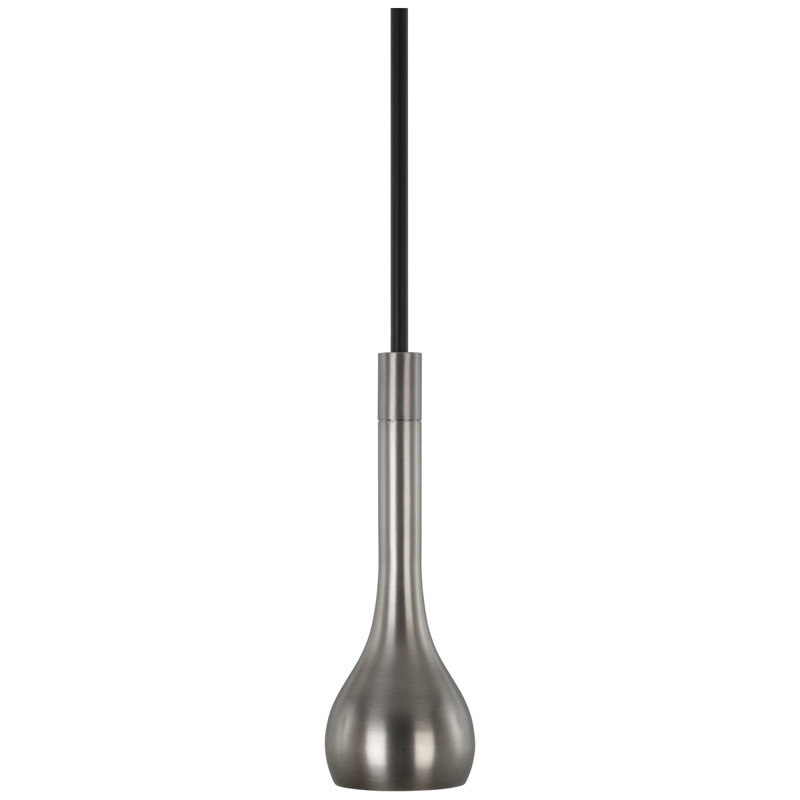 Axis 1 - Light Pendant, Blackened Antique Nickel, Matte Black Accents
