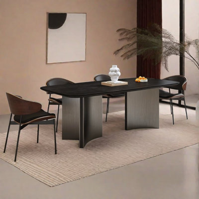 Modern and Simple Dining Table and Chair Set