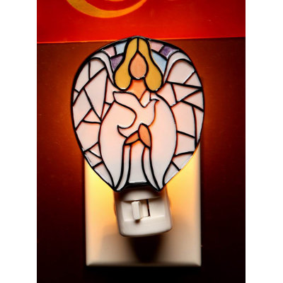 Plug-in Mosaic Angel Night Light 