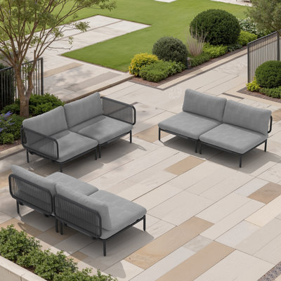 100.4'' Metal Outdoor Patio Sectional