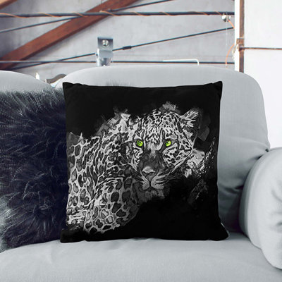 Animal Print Square Cushion