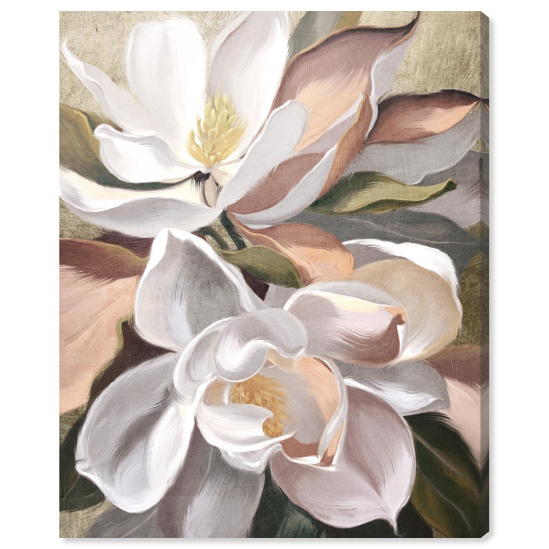 «Floral Expression», reproduction d'art sur toile par Art Remedy, H 24 po x l 30 po, Toile tendue avec châssis