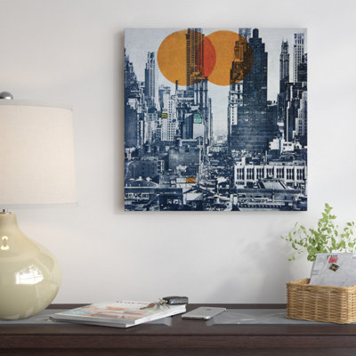 " New York Skyline 1948 " by Db Waterman