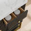 Ensemble de meuble-lavabo moderne simple en céramique-107660761