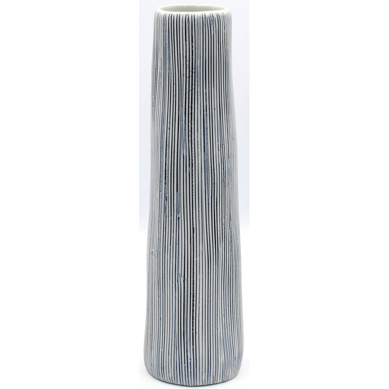 Vase de table Ellerton, Bleu, H 6 po x l 2,5 po x P 2,5 po