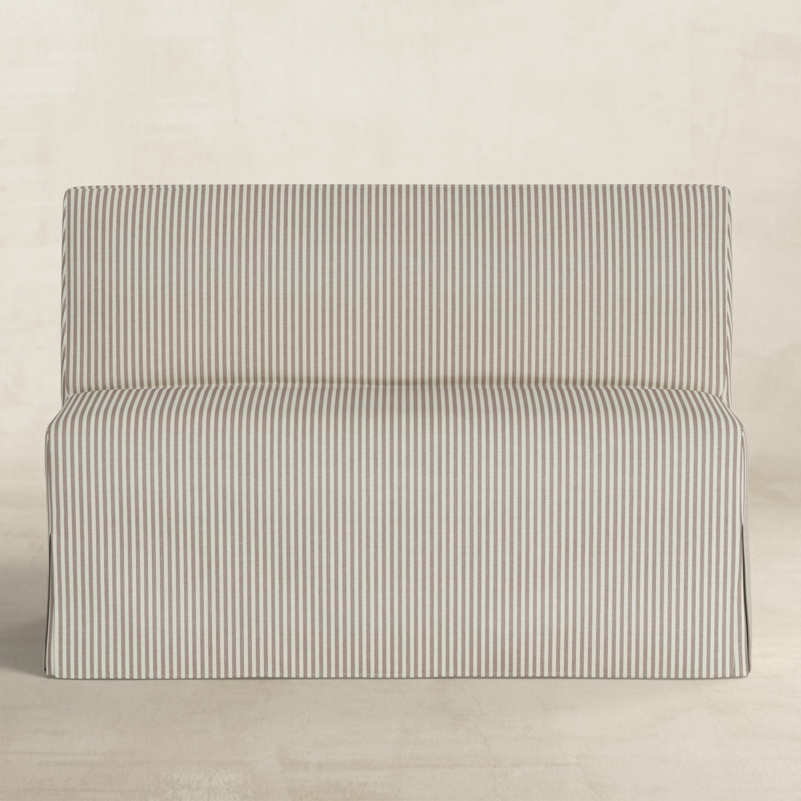 Andrea Slipcover Dining Banquette,  Mauve