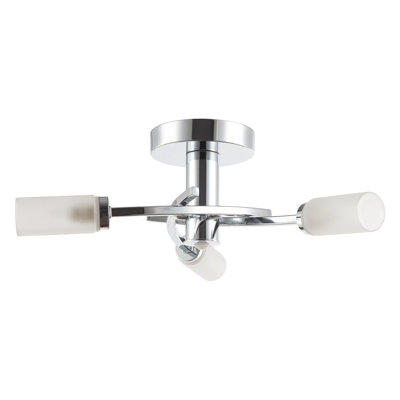 Glass Semi Flush Mount