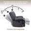 Fauteuil inclinable de 44,5 po de largeur Brisen (ensemble de 2)-650976071