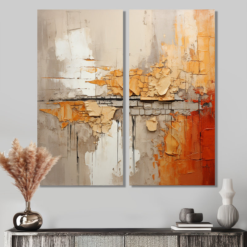 Codel - Jaune, reproduction d'art sur toile 2 pièces, 32" H x 32" W, Wrapped Canvas, Does Not Apply