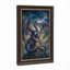 Art mural antique sur toile encadré doré pour le salon, la chambre à coucher, le bureau ou le vestibule - Décoration murale décorative avec ciel de dragon-1338230769-1338230771