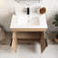 Meuble-lavabo autoportant de 30 po avec lavabo en céramique-891045387