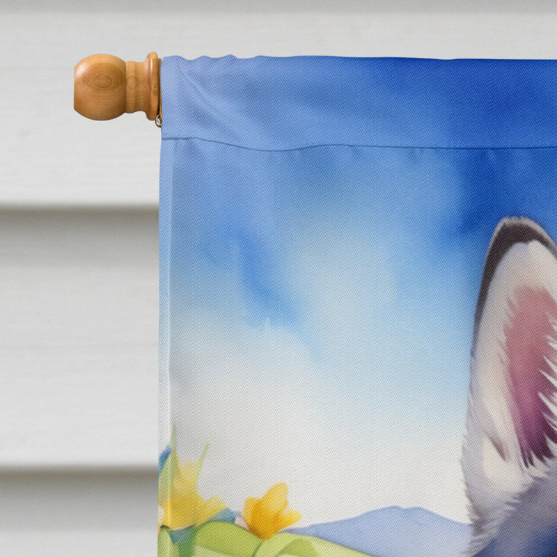 Easter Egg Hunt Double Sided 40'' H x 28'' W Polyester Easter House Flag