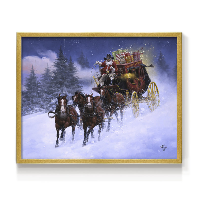 Nick's Express -Framed Print - Restickable