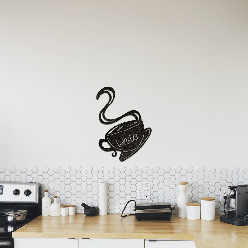 Latte Mug Wall Décor