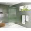 Gaia 40 in. x 78 in. Frameless Fluted Single Fixed Shower Panel-64276916