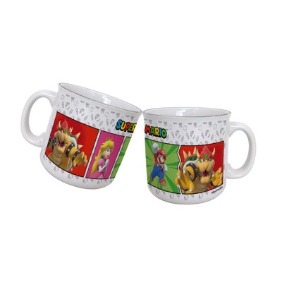 Super Mario- Comic Style 20oz. Camper Mug