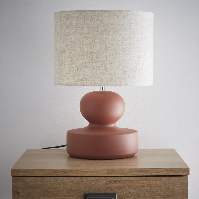 Cairi Ceramic Table Lamp, Red