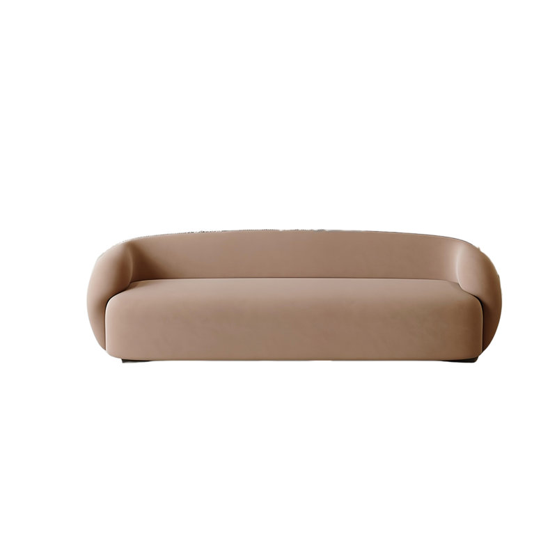 Banc rembourré Runiya Leathaire, Brun