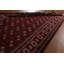 Tapis oriental en laine à motif géométrique Bokhara en laine noué à la main 8 x 12