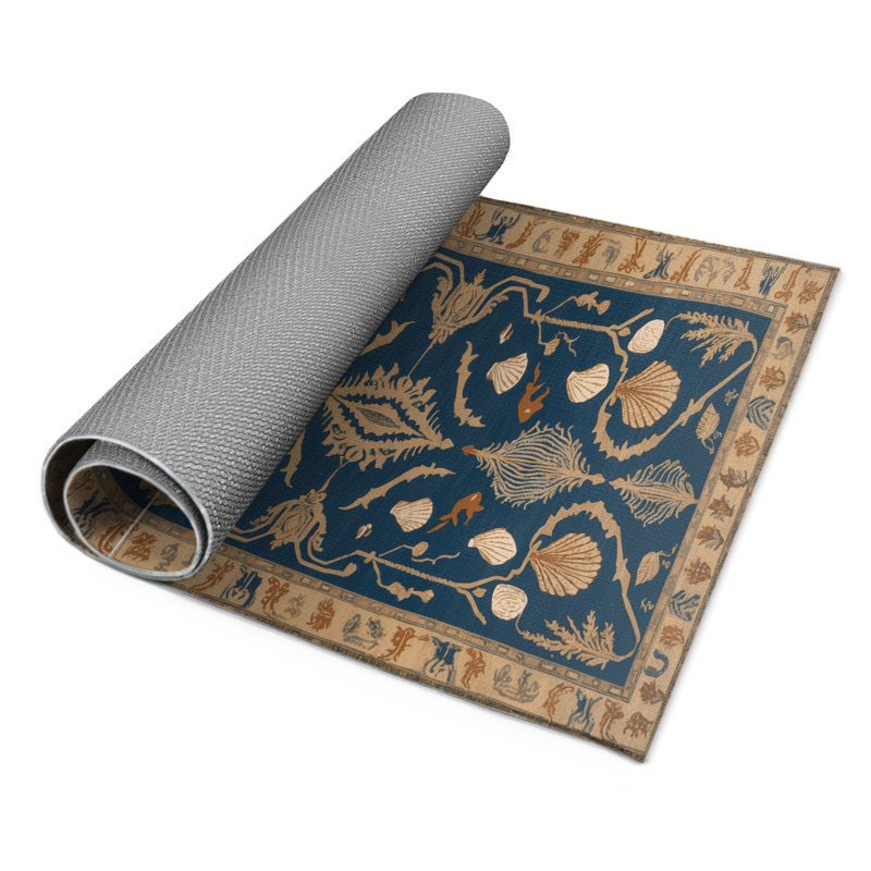 Tapis turc intérieur et extérieur gris, Rond 5 pi