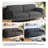Vontavious 90.3'' Corduroy Sofa-1466095402