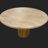 Callasandra Solid Wood 48" Round Mid-Century Modern Fluted Pedestal Dining Table