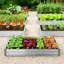 2 pièces jardin surélevé en métal