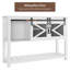 Console en blanc Farmhouse