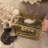 Rectangular Mirrored All-Natural Agate Stone Glass Jewellery Box