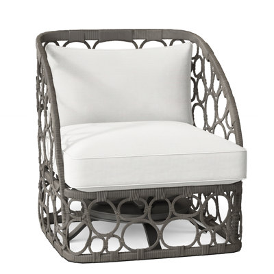 Bali Swivel Patio Chair with Cushions