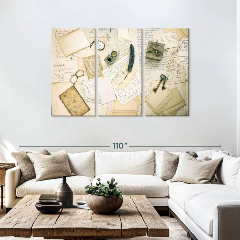 Senne Antique Letters, 48" H x 74" W