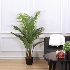 47.24" Artificial Palm Plant in Pot