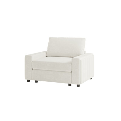 Grandon 52" Modern Oversized Accent Chair with Square Arms