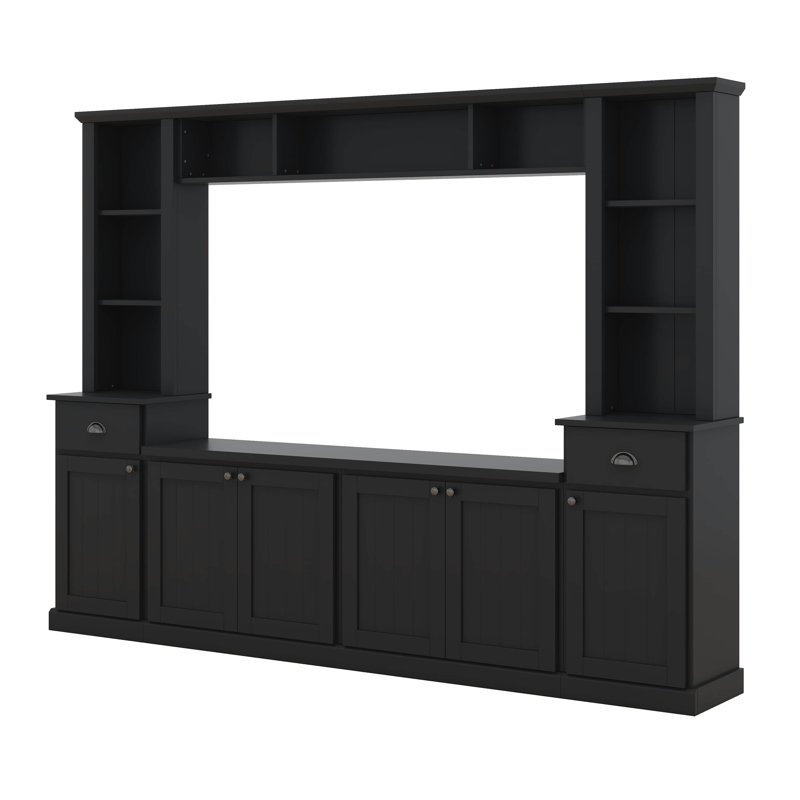 Adnel Entertainment Center for TVs up to 75", Black