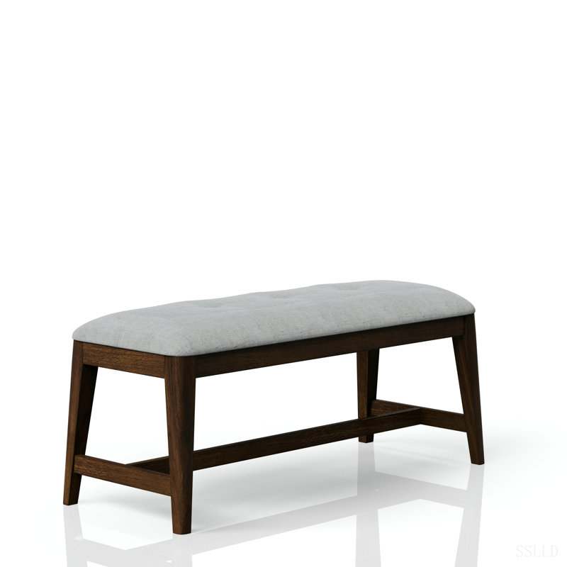Banc de salle à manger sans dossier Mid-Century
