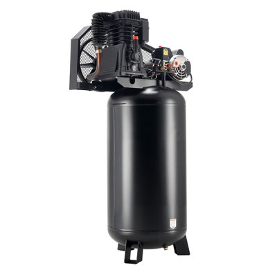 60 Gallons Heavy-Duty Air Compressor, 5HP 12 SCFM at 90PSI Air Compressors Max 145PSI Pressure, Oil-Lubricated Compressor Tank for Industrial Manufacturing, Large Workshops (230V 60Hz, No-Plug)