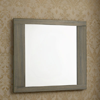 Helvey Wood Flat Mirror