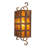 Rustic Lodge Steel Flush Mounted Sconce