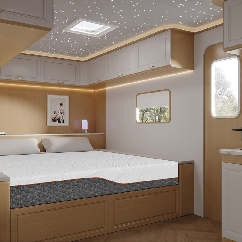Matelas pour véhicule récréatif 10 po - Matelas en mousse viscoélastique pour véhicule récréatif, Grand