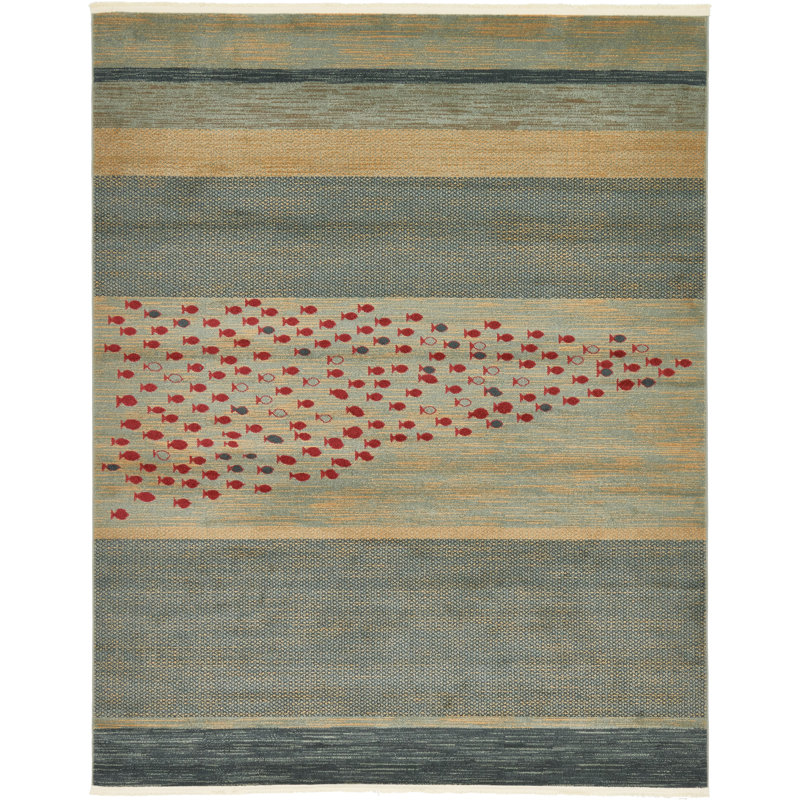 Abrigail Striped Indoor Rug, Rectangle 7'1" x 10'