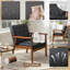 Ensemble de 2 fauteuils en simili cuir 27 po