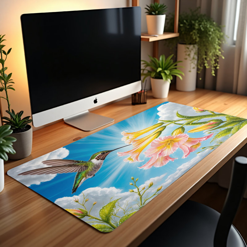 Polyester Desk Pad, 31.5x15.5