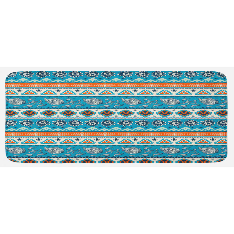 Tapis de cuisine tribal