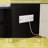 Black Murphy Bed with Power Outlets and Large Storage Drawer for Home Office or Small Room-2037068561