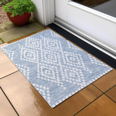 Malek Indoor/Outdoor Area Rug with Non-Slip Backing