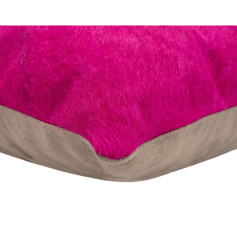 Coussins décoratifs en cuir de vache Canvello