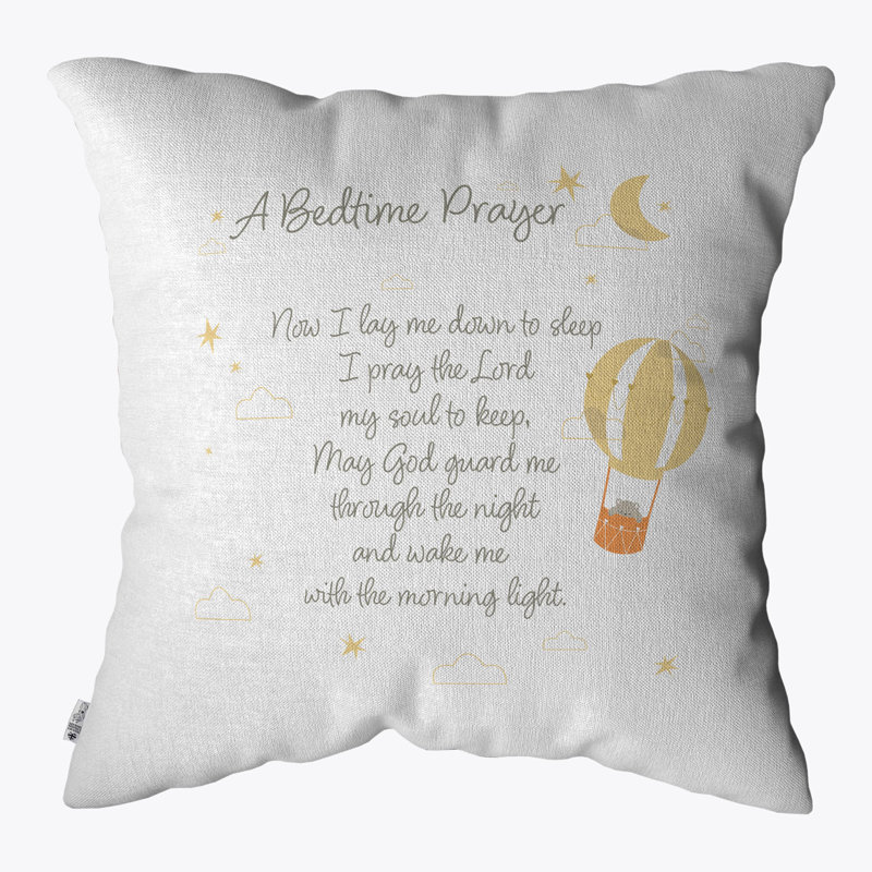 White Square Throw Pillow Cover