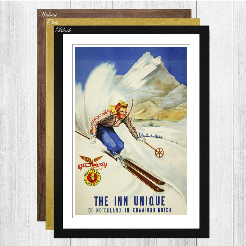Single Picture Frame Print, Black