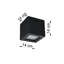 Leo Plastic Flush Mounted Sconce-62601944